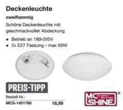 Reichelt Deckenleuchte MC SHINE Angebot