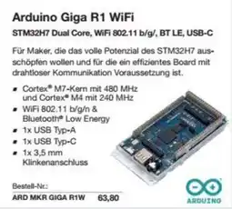 Reichelt Arduino Giga R1 WiFi Angebot
