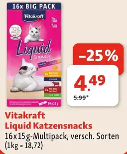 Fressnapf Vitakraft Liquid Katzensnacks Angebot