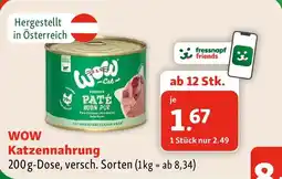 Fressnapf WOW Katzenfutter Angebot