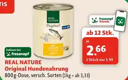 Fressnapf REAL NATURE Original Hundenahrung Angebot