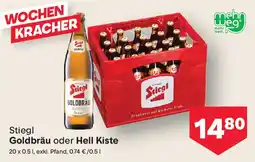 MPreis Stiegl Goldbräu oder Hell Kiste Angebot