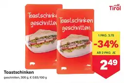 MPreis Toastschinken Angebot