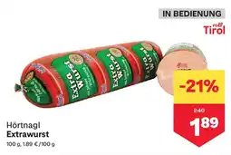 MPreis Hörtnagl Extrawurst Angebot