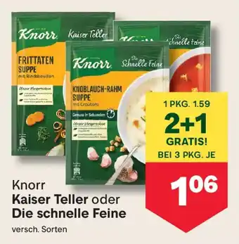 MPreis Knorr Kaiser Teller oder Die schnelle Feine Angebot