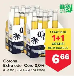 MPreis Corona Extra oder Cero 0,0% Angebot
