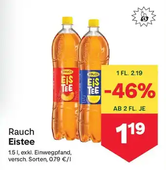 MPreis Rauch Eistee Angebot