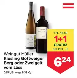MPreis Weingut Müller Riesling Göttweiger Berg oder Zweigelt vom Löss Angebot
