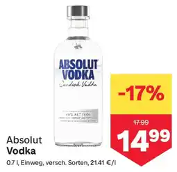 MPreis Absolut Vodka Angebot