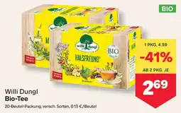 MPreis Willi Dungl Bio-Tee Angebot