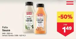 MPreis Felix Sauce Angebot
