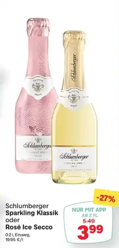 MPreis Schlumberger Sparkling Klassik oder Rosé Ice Secco Angebot