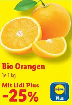 Lidl Bio Orangen Angebot