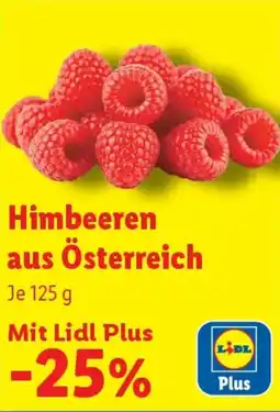 Lidl Himbeeren aus Österreich Angebot
