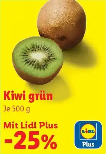 Lidl Kiwi grün Angebot