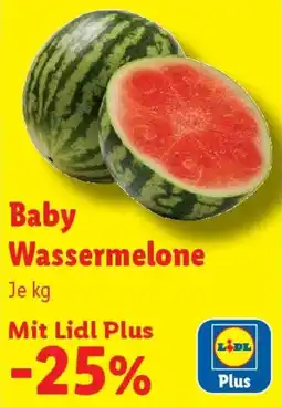Lidl Baby Wassermelone Angebot