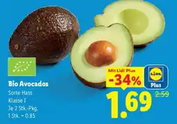 Lidl Bio Avocados Angebot