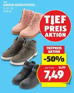 Hofer L&D Kinder-Herbststiefel Angebot