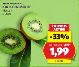 Hofer Kiwis Genussreif Angebot