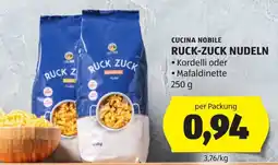 Hofer Cucina Nobile Ruck-Zuck Nudeln Angebot