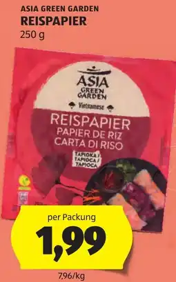 Hofer Asia Green Garden Reispapier Angebot