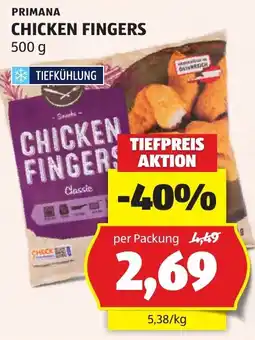Hofer Primana Chicken Fingers Angebot