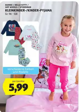 Hofer Kleinkinder-/Kinder-Pyjama Angebot