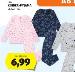 Hofer L&D Kinder-Pyjama Angebot