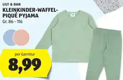 Hofer Lily & Dan Kleinkinder-Waffel-Piqué Pyjama Angebot