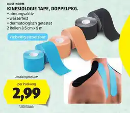 Hofer Multinorm Kinesiologie Tape, Doppelpkg. Angebot