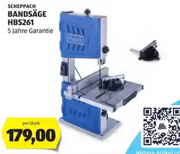 Hofer Scheppach Bandsäge HBS261 Angebot