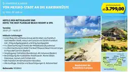 Hofer Rundreise & Baden von Mexiko-Stadt an die Karibikküste Angebot