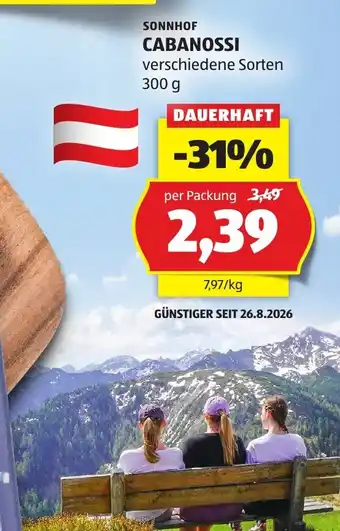Hofer Sonnhof Cabanossi Angebot