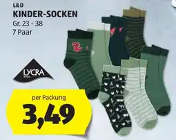 Hofer L&D Kinder-Socken Angebot