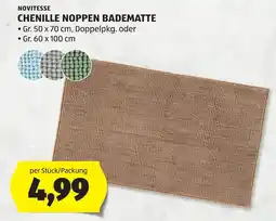 Hofer Novitesse Chenille Noppen Badematte Angebot