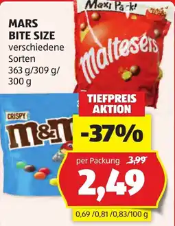Hofer MARS Bite Size Angebot