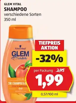 Hofer Glem Vital Shampoo Angebot
