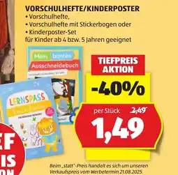Hofer Vorschulhefte/Kinderposter Angebot