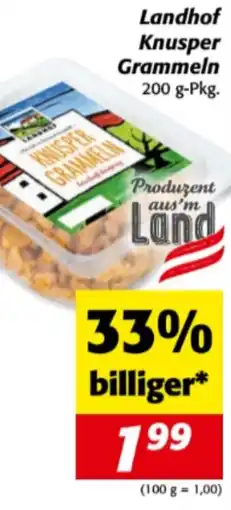 Nah&Frisch Landhof Knusper Grammeln Angebot