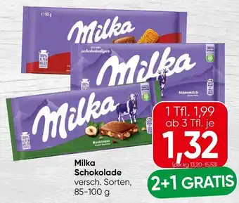 Spar Milka Schokolade Angebot