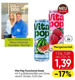 Spar Vita Pop Functional Soda Angebot