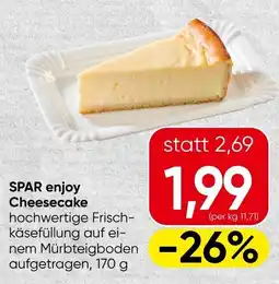 Spar SPAR enjoy Cheesecake Angebot