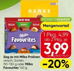 Spar Milka Favourites Angebot