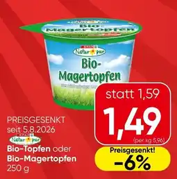 Spar Natur pur Bio-Magertopfen Angebot