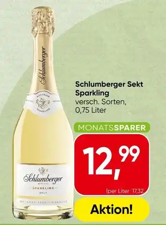 Spar Schlumberger Sekt Sparkling Angebot