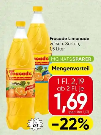 Spar Frucade Limonade Angebot
