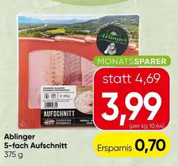 Spar Ablinger 5-fach Aufschnitt Angebot