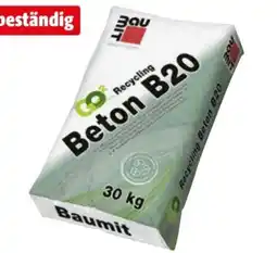 Hagebau Baumit Zement GO2morrow Angebot