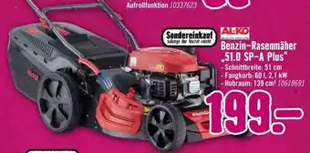 Hornbach ALKO Benzin-Rasenmäher „51.0 SP-A Plus“ Angebot