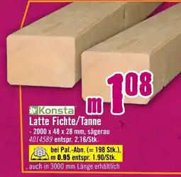 Hornbach Konsta Latte Fichte/Tanne Angebot